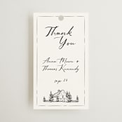 "Southern Soul" - Wedding Favor Tags in Cloudy by Sherley Ferreira - Front