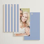 "Threaded" - Wedding Favor Tags in Canopy by Pixel and Hank - Back of Card Options