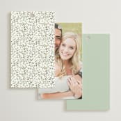 "Monogramed Arch" - Wedding Favor Tags in Mojito by Susan Moyal - Back of Card Options