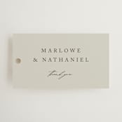 "Astoria" - Wedding Favor Tags in Spring by Kelly Schmidt - Front