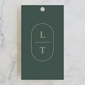 "winter's edge" - Wedding Favor Tags in Alpine by Eric Clegg - Front