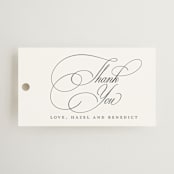 "scamorza" - Wedding Favor Tags in Pearl by chocomocacino - Front