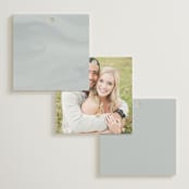 "Corner" - Wedding Favor Tags in Sky by Kelly Schmidt - Back of Card Options