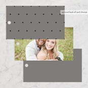 "The Ultimate After Party" - Wedding Favor Tags in Fog by Becky Nimoy - Back of Card Options