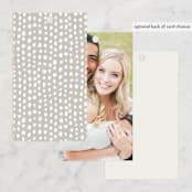 "Cadence" - Wedding Favor Tags in Ivory by Jennifer Wick - Back of Card Options
