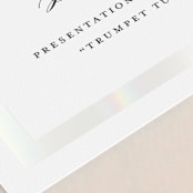 "Lasting love" - Gloss-Press® Wedding Programs in Moonstone by Stacey Meacham - Detail