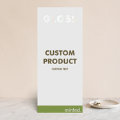 "Landscape" - Gloss-Press® Wedding Programs in Iridescent Pearl by Minted - Front