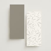 "Clarity" - Gloss-Press® Wedding Programs in Cloud by Ana Sharpe - Back of Card Options
