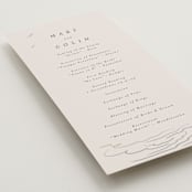 "Kumamoto" - Gloss-Press® Wedding Programs in Pearl by Ani Somi - Detail