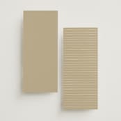 "Vineyard" - Wedding Weekend Itinerary Cards in Champagne by Sarah Brown - Back of Card Options