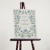 "Botanical" - Welcome Signs in Garden by Kelly Watkins - In Use