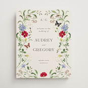 "Wild meadow" - Welcome Signs in Chiffon by Sarah Knight - Front