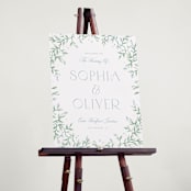 "Wisteria" - Welcome Signs in Periwinkle by Kristen Smith - In Use