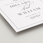 "Classic Monogram" - Welcome Signs in Tuxedo by Susan Zinader - Detail