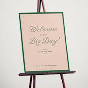 "cotillion" - Welcome Signs in Peach by Megan Davis - In Use