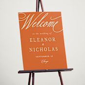"Bold Background" - Welcome Signs in Sunset by Erin German - In Use