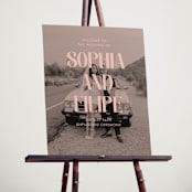 "Cinematic" - Welcome Signs in Blush by Morgan Kendall - In Use