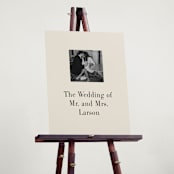 "Photo Booth" - Welcome Signs in Champagne by Baumbirdy - In Use