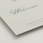 "Tropical" - Welcome Signs in Sage by Bethan - Detail