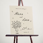 "Roses" - Welcome Signs in Vanilla by Ani Somi - In Use