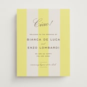 "Campania" - Welcome Signs in Limone by Megan Davis - Front