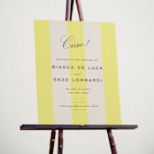 "Campania" - Welcome Signs in Limone by Megan Davis - In Use