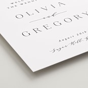"Classy Type" - Welcome Signs in Lily by Hooray Creative - Detail