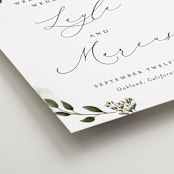 "Classic Love" - Welcome Signs in Vanilla by Susan Moyal - Detail