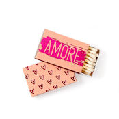 "Amore Matchboxes, pack of 8" - Matchbooks and Matches in clear by ForYourParty