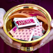 "Amore Matchboxes, pack of 8" - Matchbooks and Matches in clear by ForYourParty