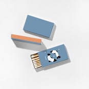 "Color Pop Pisces Matchboxes, Pack of 4" - Matchbooks and Matches in multicolor by ForYourParty