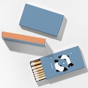 "Color Pop Pisces Matchboxes, Pack of 4" - Matchbooks and Matches in multicolor by ForYourParty