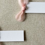"Slim Place Cards With Blush Pink Bow | Set Of 10 | Custom Text" - Place and Escort Cards in pink by Cotton and Bow