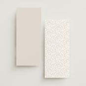 "gathering" - Wedding Programs in Smoke by Olivia Raufman - Back of Card Options