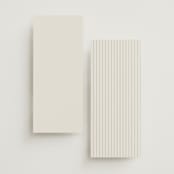 "Surround" - Wedding Programs in Sand by Nicole Walsh - Back of Card Options