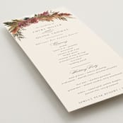 "poetique" - Wedding Programs in Autumn by Kate Ahn - Detail