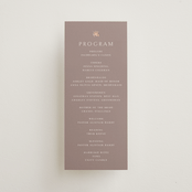 "autumne" - Wedding Programs in Maple by Lori Wemple - Front