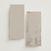 "True Love" - Wedding Programs in Clay by Carolyn Nicks - Back of Card Options