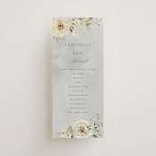 "Love Song" - Wedding Programs in Meadow by Petra Kern - Front