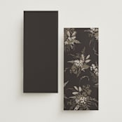 "Garden" - Wedding Programs in Mahogany by Leah Bisch - Back of Card Options