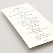 "toulomotiri" - Wedding Programs in Sugar by chocomocacino - Detail