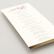 "meadow cross" - Wedding Programs in Spring by Phrosné Barwood - Detail