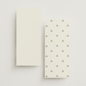 "Henna Stamp" - Wedding Programs in Champagne by Oma N. Ramkhelawan - Back of Card Options