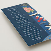 "kimono" - Wedding Programs in Ocean by Elly - Detail