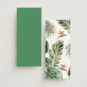 "Our Paradise" - Wedding Programs in Tropical by Elly - Back of Card Options