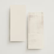 "To Hold" - Wedding Programs in Ivory by Carolyn Nicks - Back of Card Options