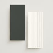 "Understated Elegance" - Wedding Programs in Cotton by Stacey Meacham - Back of Card Options