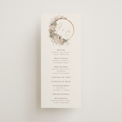 "Jasmine" - Wedding Programs in Dusk by Susan Moyal - Front