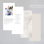 "Chic Wreath" - Wedding Programs in Classic by Kelly Schmidt - Back of Card Options