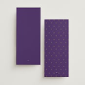 "Whole New World from Disney's Aladdin" - Wedding Programs in Aubergine by Creo Study - Back of Card Options